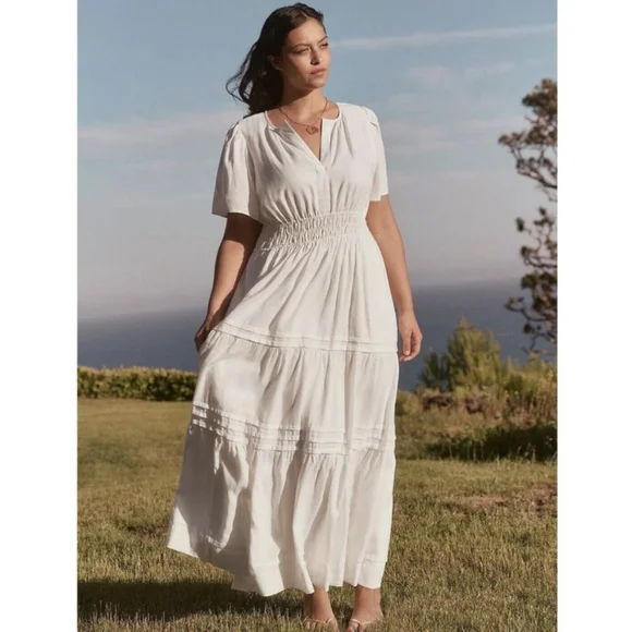 chinese dress ladies Fuchsia Linen Somerset Maxi Dress